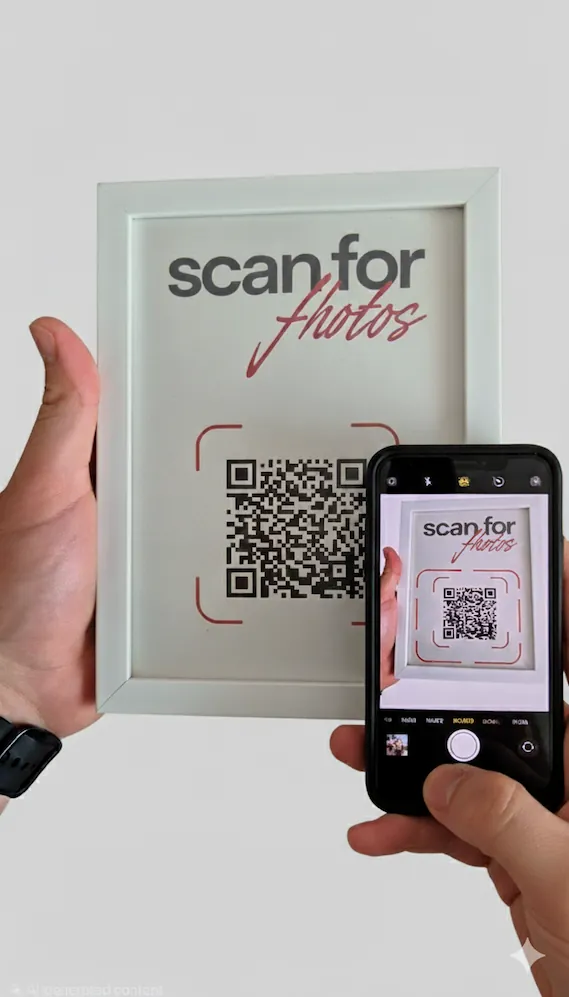 share QR code with guests